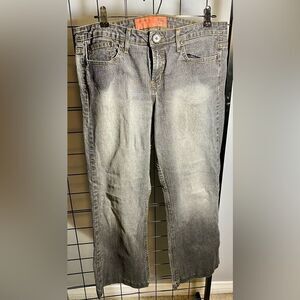 Mossissue juniors stretch jeans in faded black